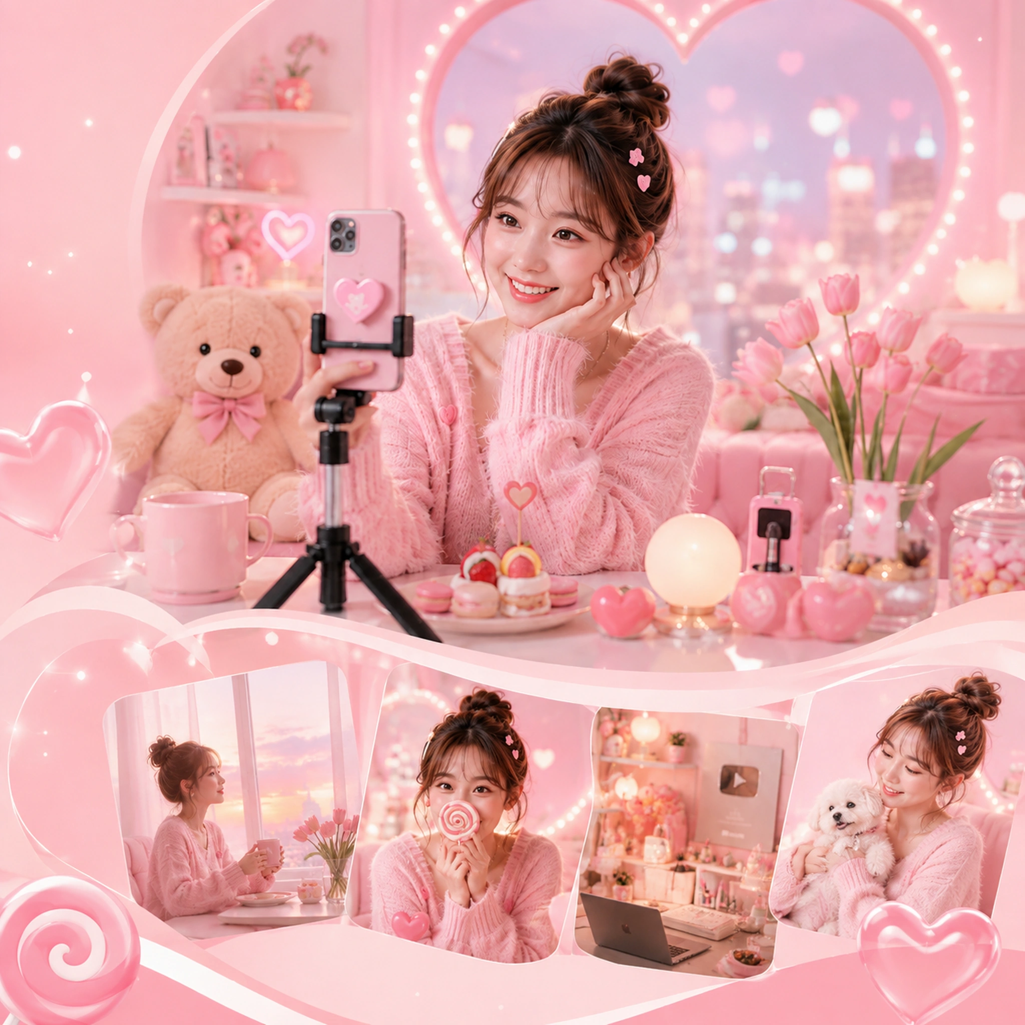 糖心vlog内容编辑与产品团队场景：品牌理念页